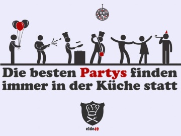 Küchenparty - Arrangment vom Seehotel Plau am See Die besten Partys finden immer in der Küche statt