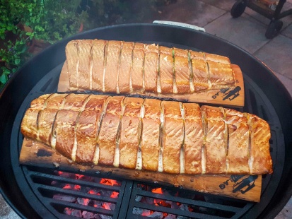 Lachsfilet von der Planke Lachsfilet von der Planke