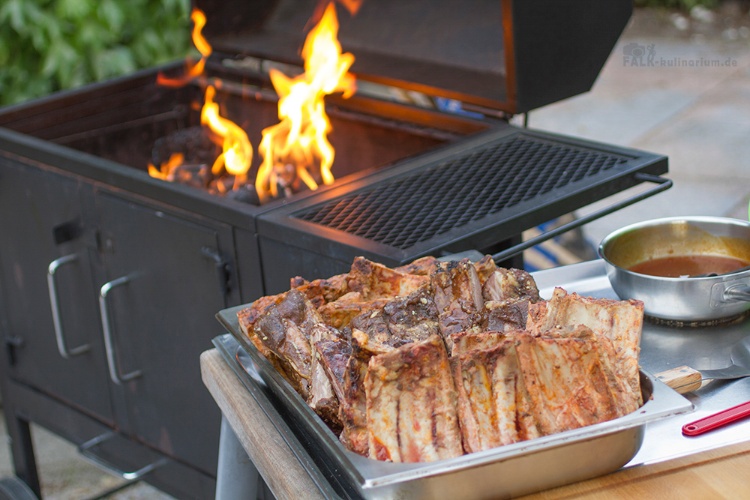 Beef Ribs und Spareribs