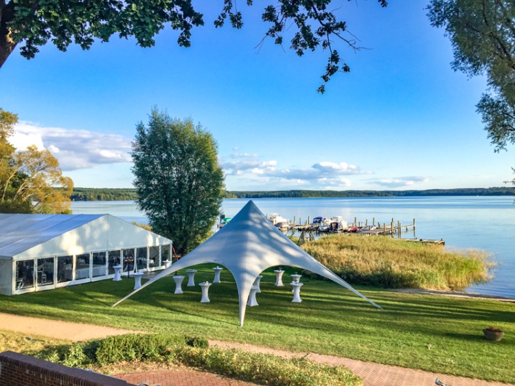 Feiern am Plauer Strand