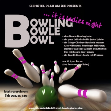 Bowling Bahn Plau am See Ladies night