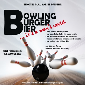 Bowling Bahn Plau am See Man's World