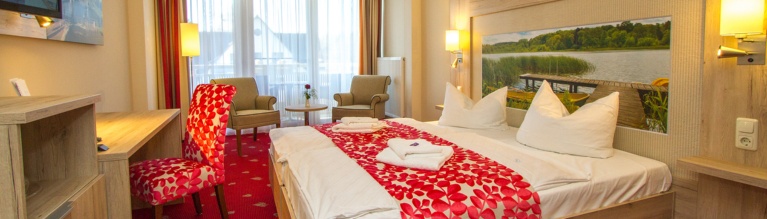 Balkonzimmer im Seehotel Plau am See